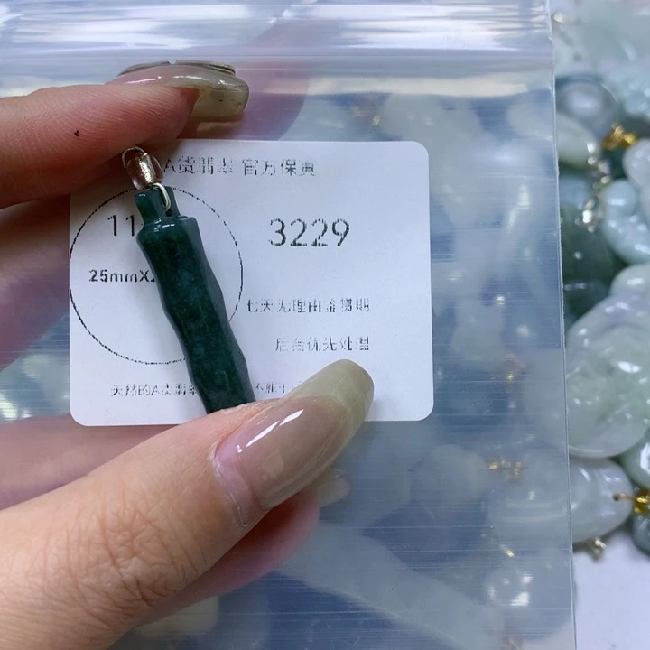 翡翠颈饰未镶嵌翡翠