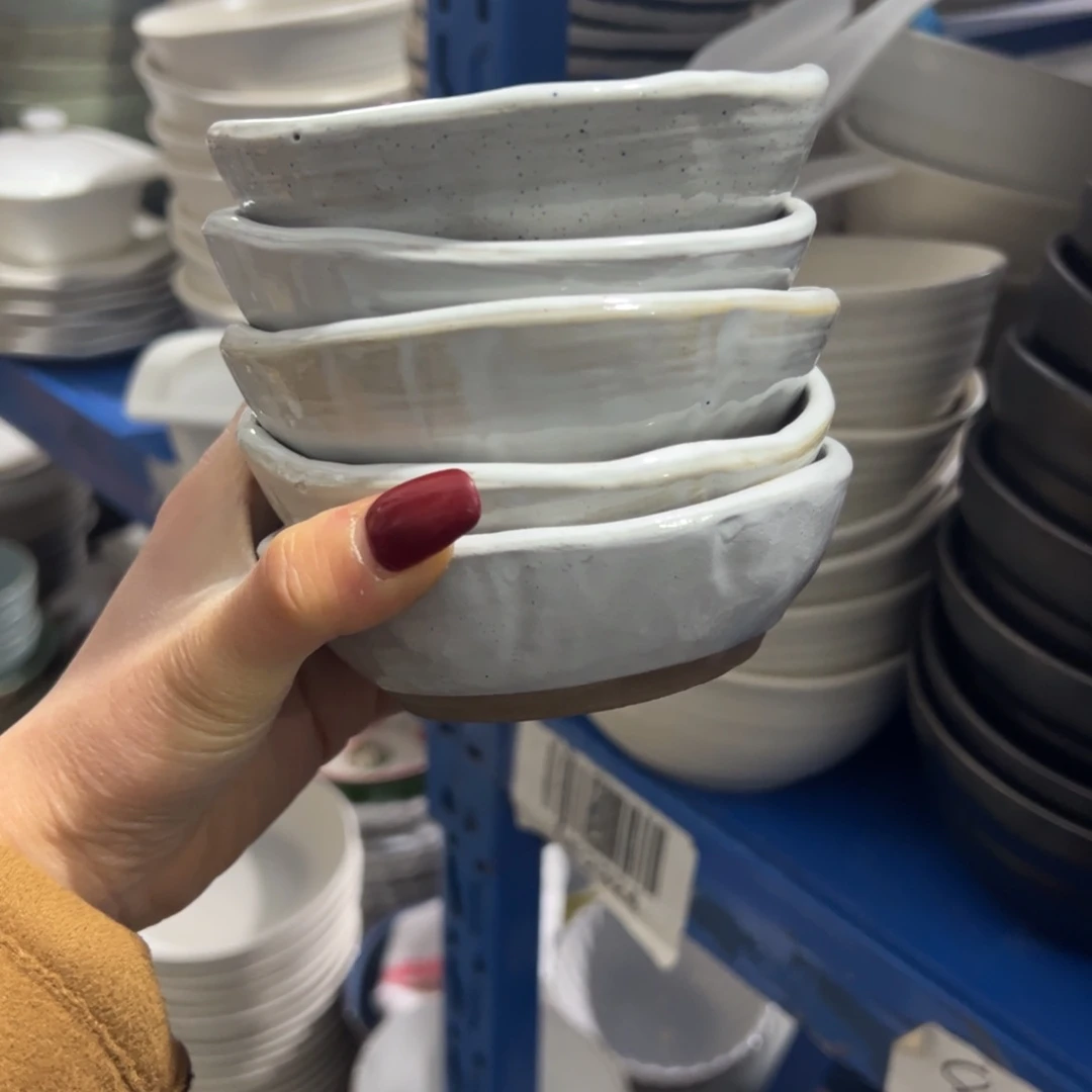 瓷@*冰复古蘸料碟微瑕