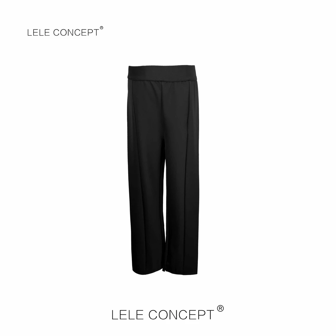 LELE CONCEPT丨「丽」百搭舒适显瘦内开叉中线小神裤K0430