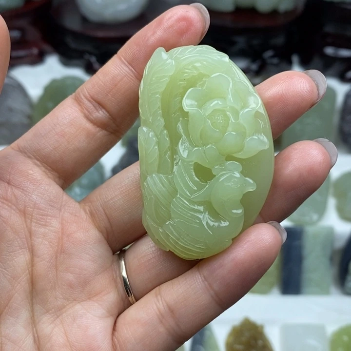 和田玉未镶嵌颈饰36