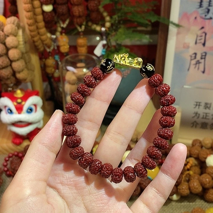 金刚菩提手串106玉化小貔