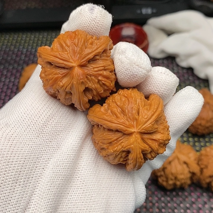 北***栀手串/手链核桃拼接白狮子2