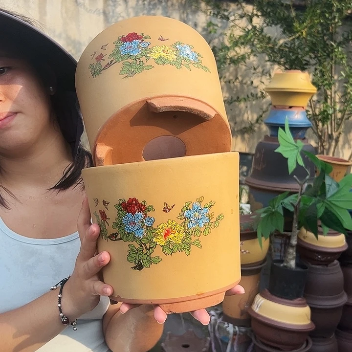 花开富贵小号一对