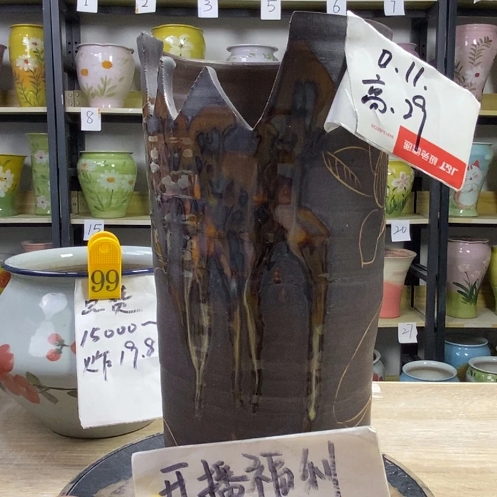 景德镇高温陶瓷花盆