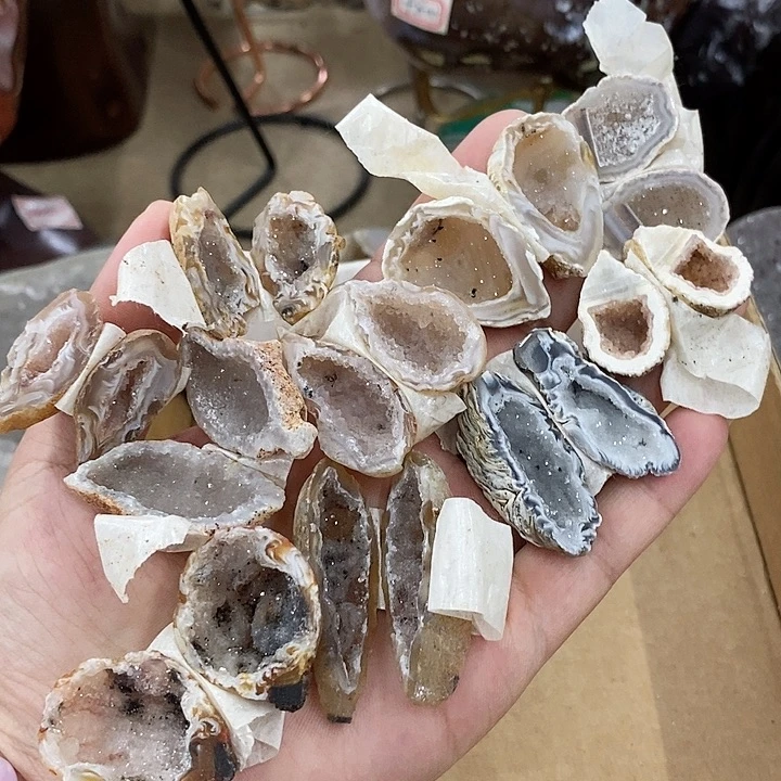 紫晶珠宝半成品未镶嵌