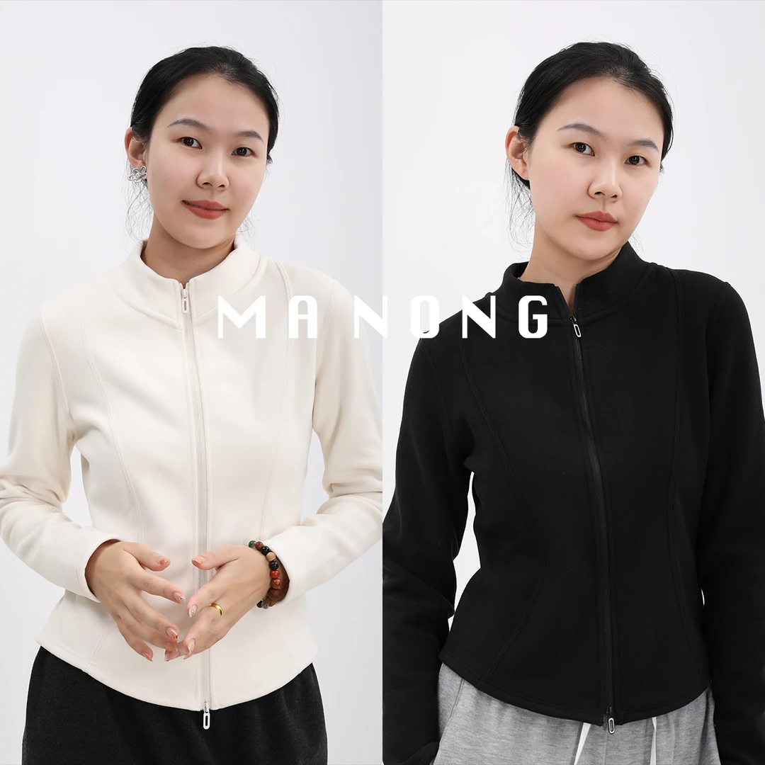 JIU XI【小蛮腰2.0】升级工艺款修身显瘦自发热短款立领外套女