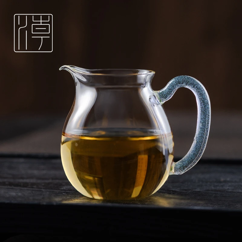 潮璃潮器聚香公道杯玻璃高档茶海公杯功夫茶具高硼硅纯手工分茶器