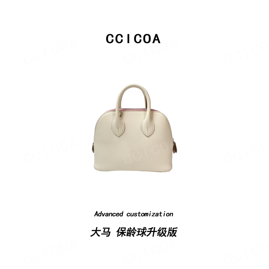 【王圆YUAN定制】大马保龄球升级版evercolor牛皮真皮手提-CCICOA