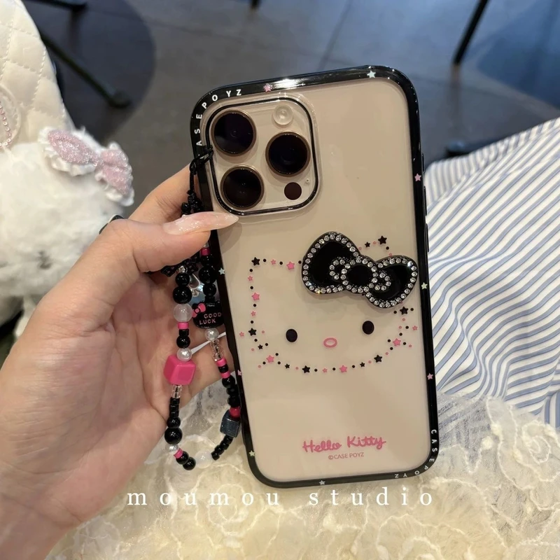 墨镜框甜酷星星猫咪透明适用苹果16promax手机壳iphone15保护套14