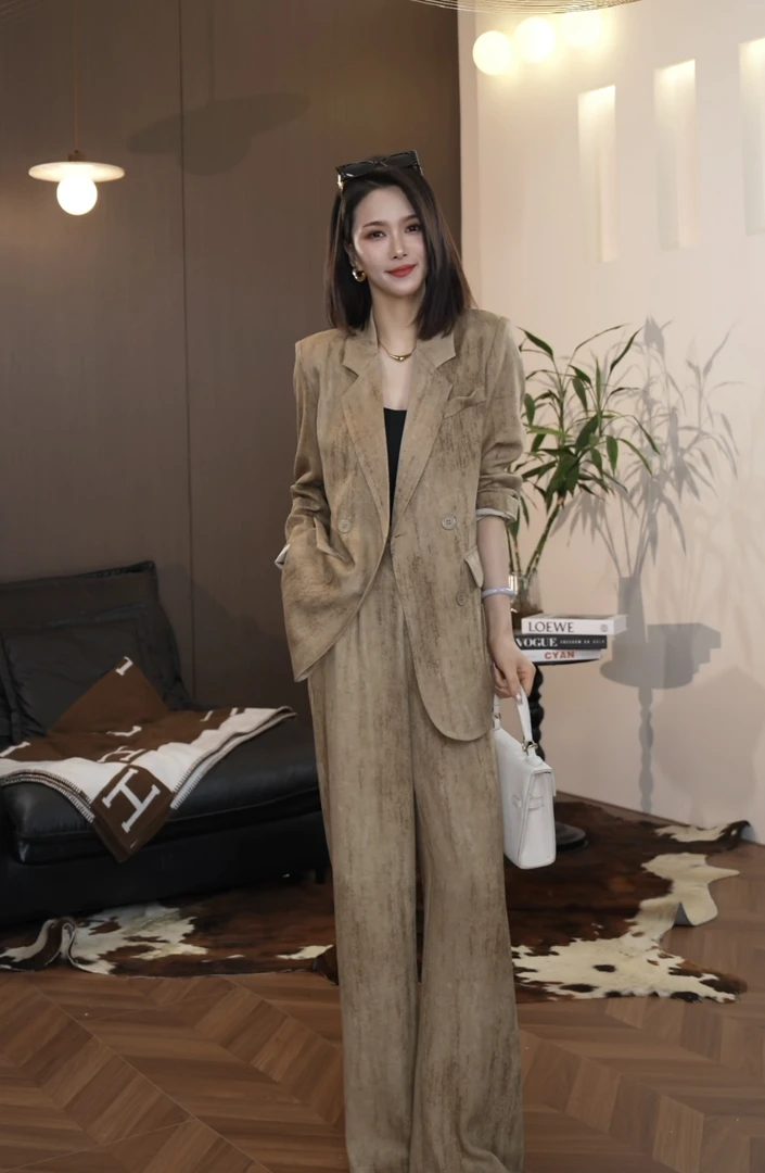 【YINGZI】气质新款小个子套装休闲显瘦时尚百搭套装