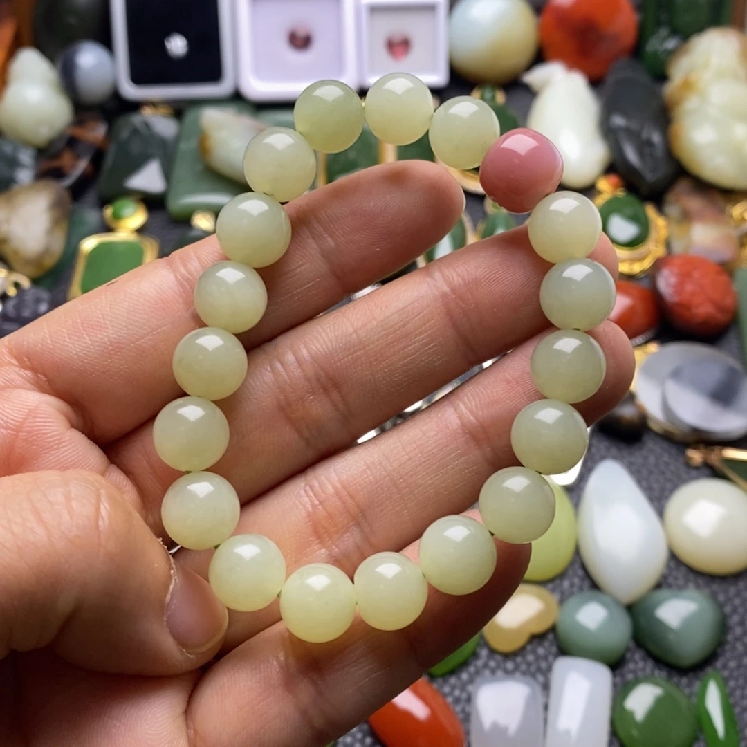 和田玉未镶嵌珠宝半成品卡10