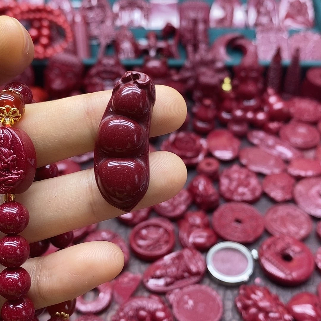 天然辰砂0000朱砂吊坠