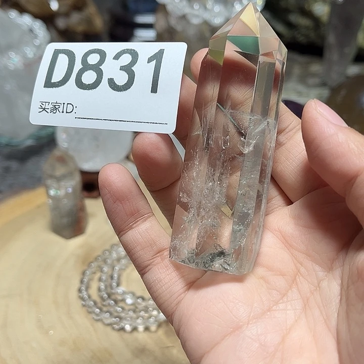 分***线水晶珠宝半成品未镶嵌默认微瑕坑