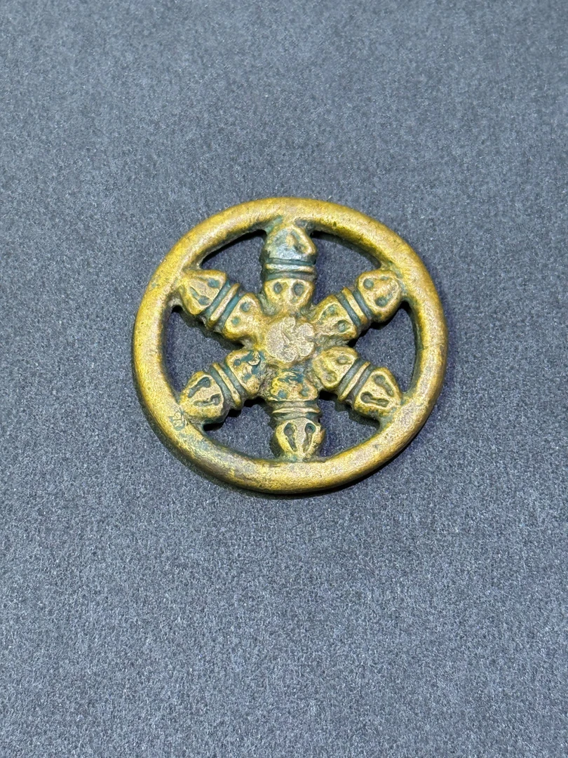铜合金吊坠 ZSZB000022六轮十字杵