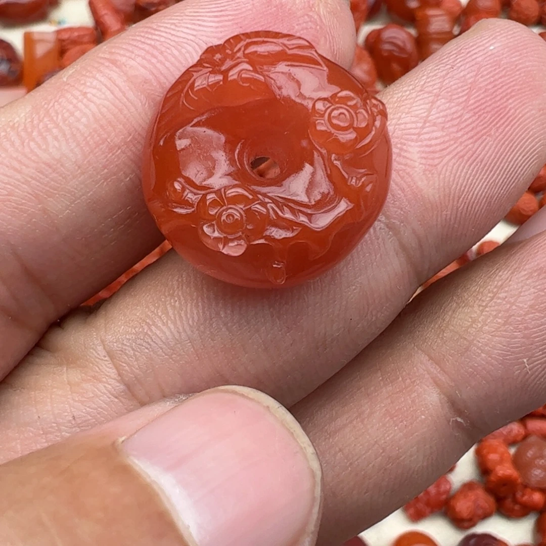 南红玛瑙未镶嵌配饰定制
