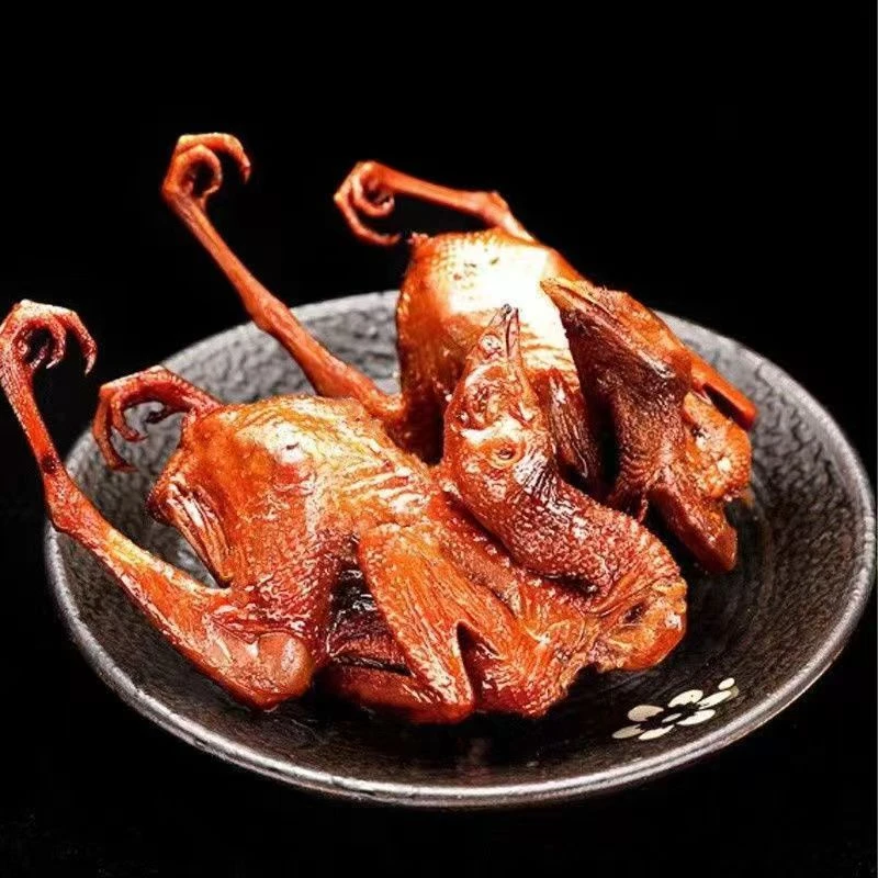 熟食鹌鹑精美包装下酒菜