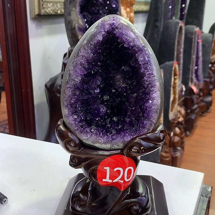 紫晶大型摆件（非配饰）未镶嵌人**灵妞妞