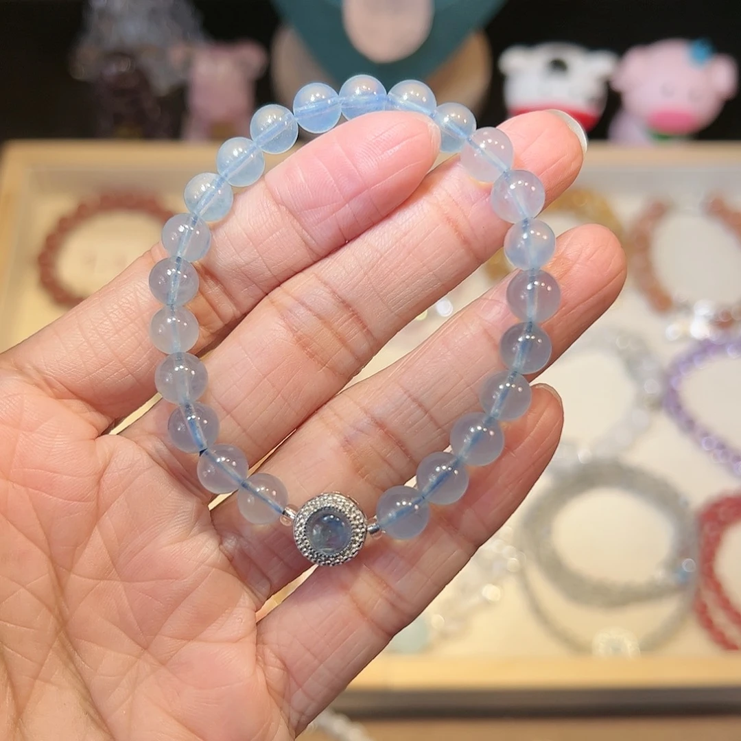 水晶手链未镶嵌蓝