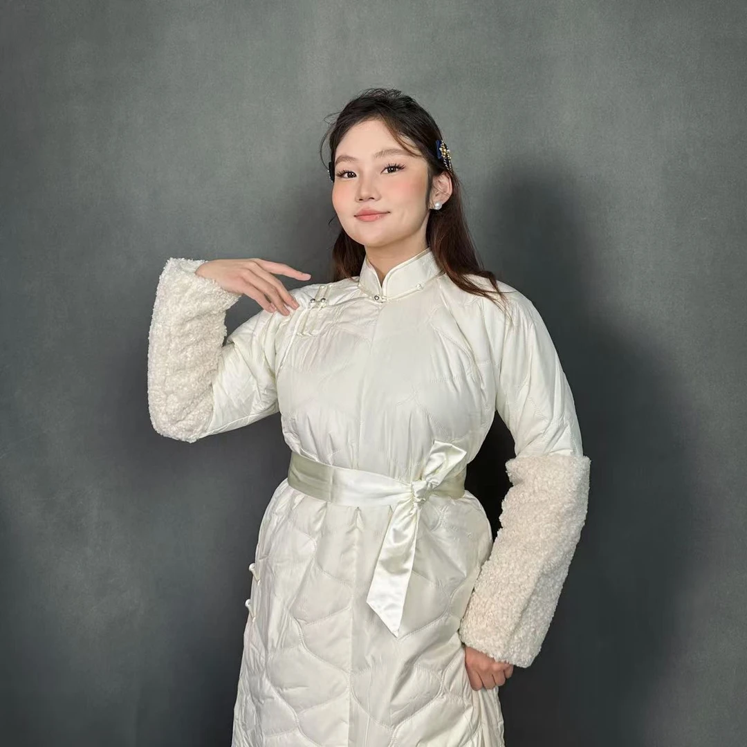 「paobi原创服饰」折扣款夹棉袍子