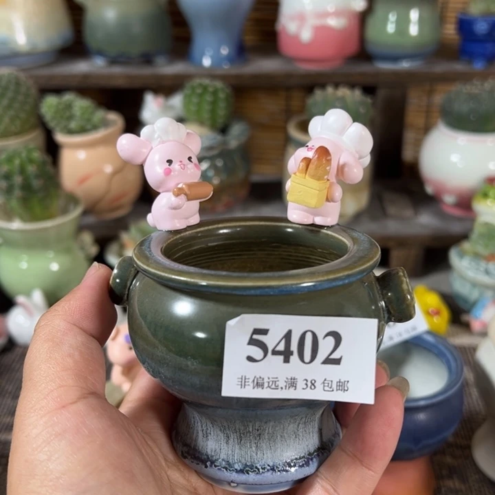 口5 手工花盆满30包邮