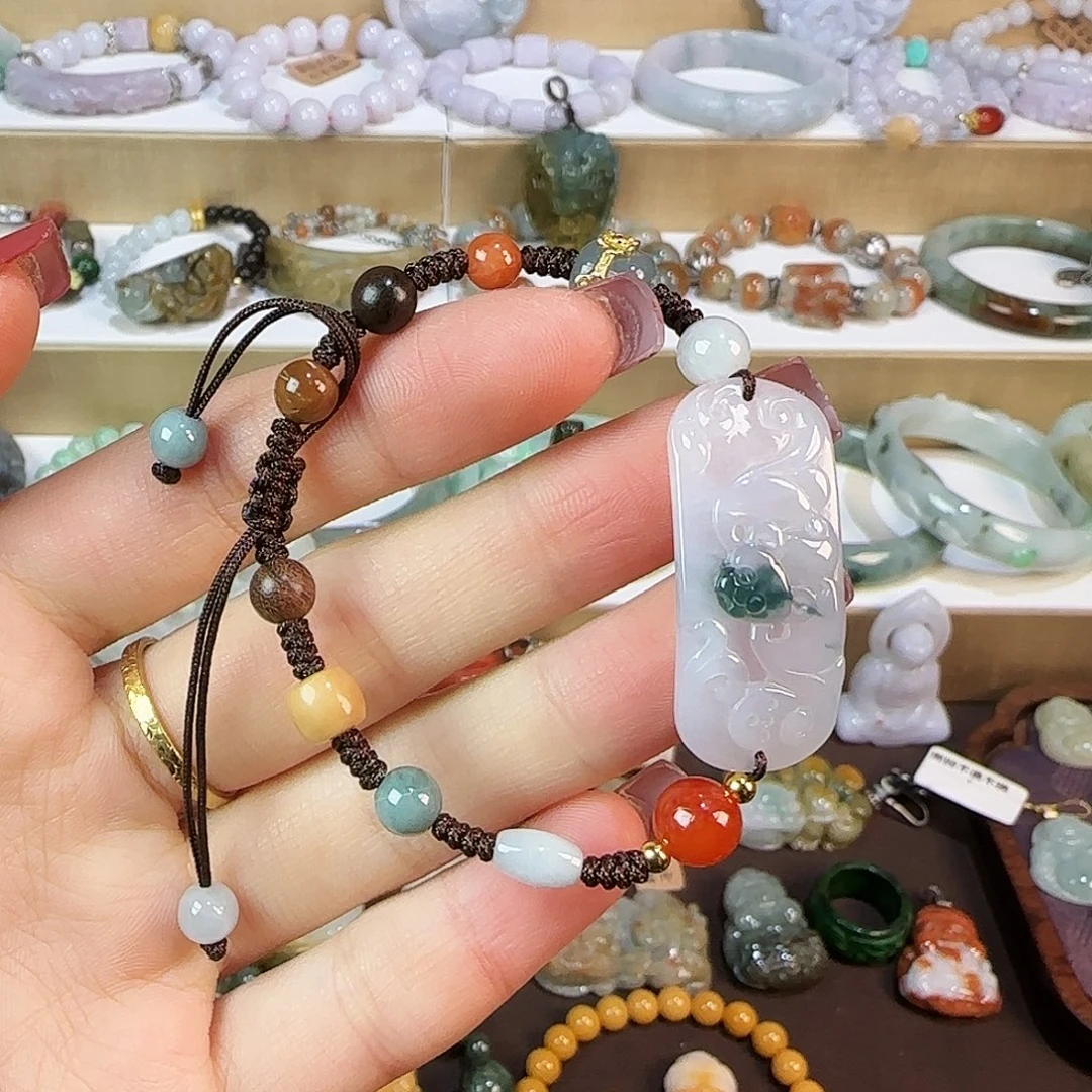 翡翠未镶嵌手链手链