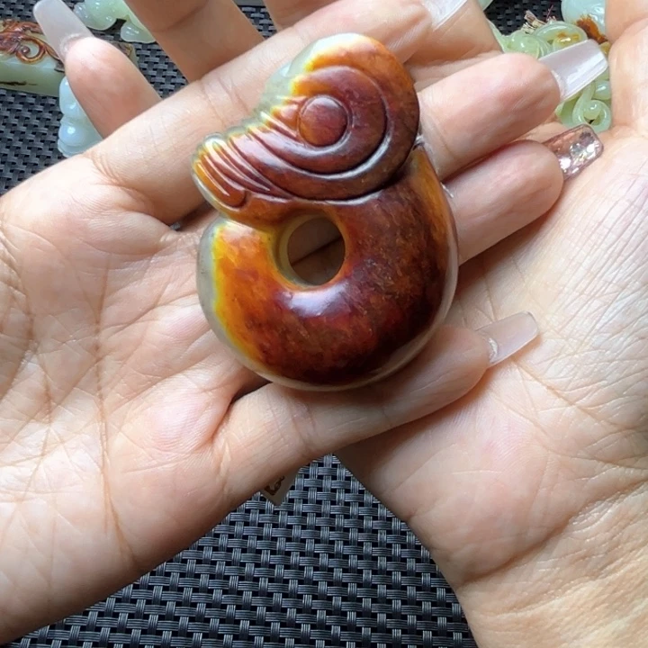 飞***鸣和田玉未镶嵌挂件