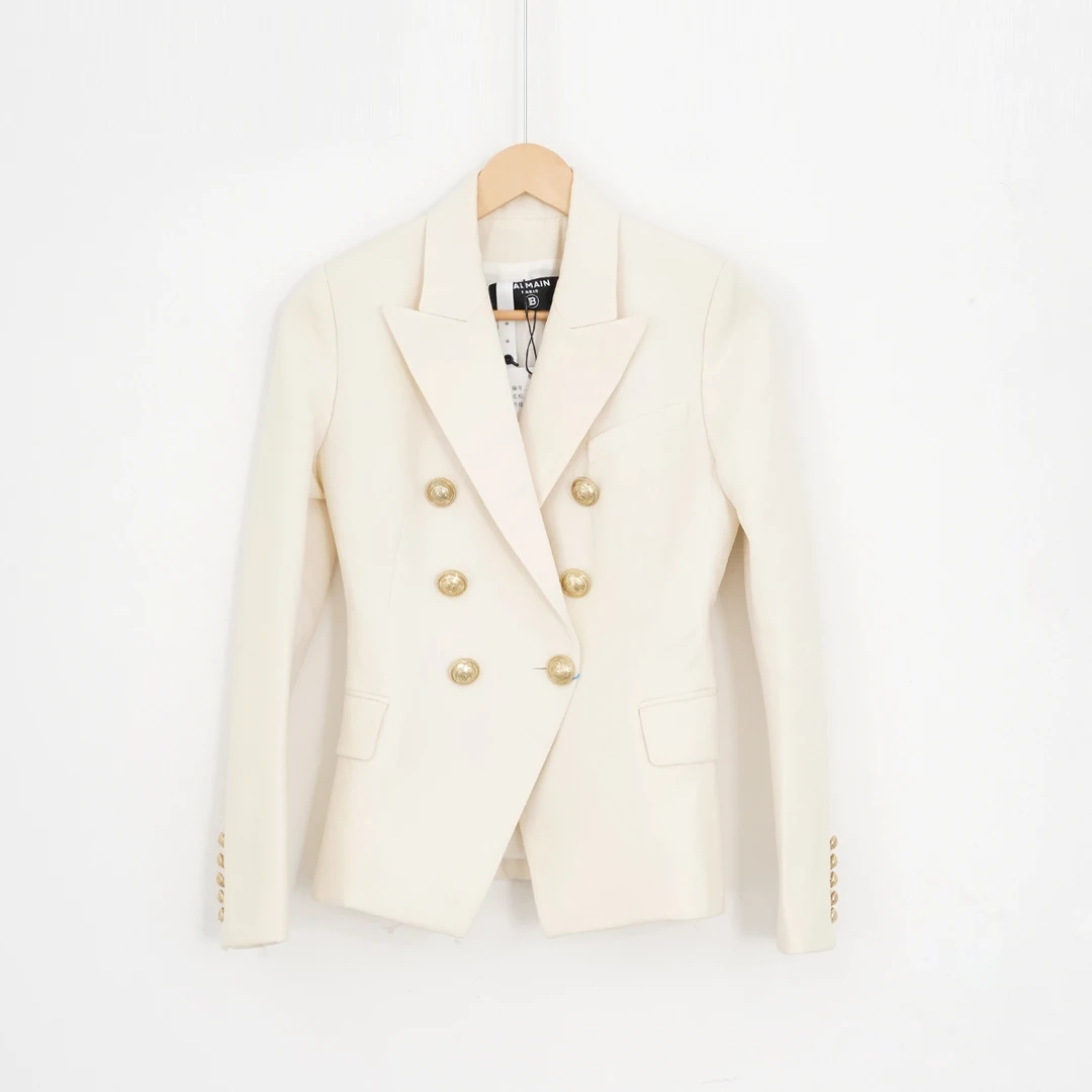99新 BALMAIN/巴尔曼 粘胶纤维/SC1142/外套/36码