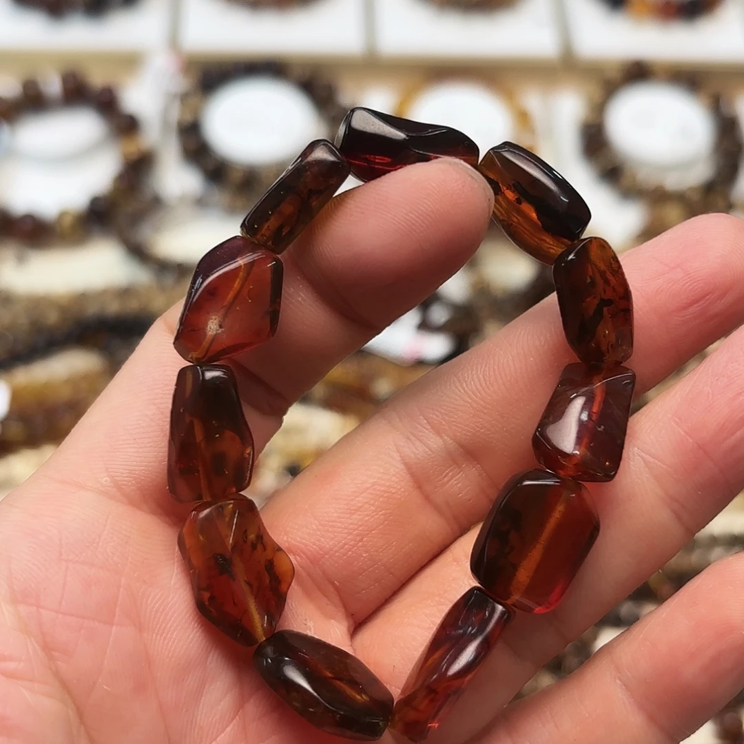 流***）琥珀未镶嵌裸石大