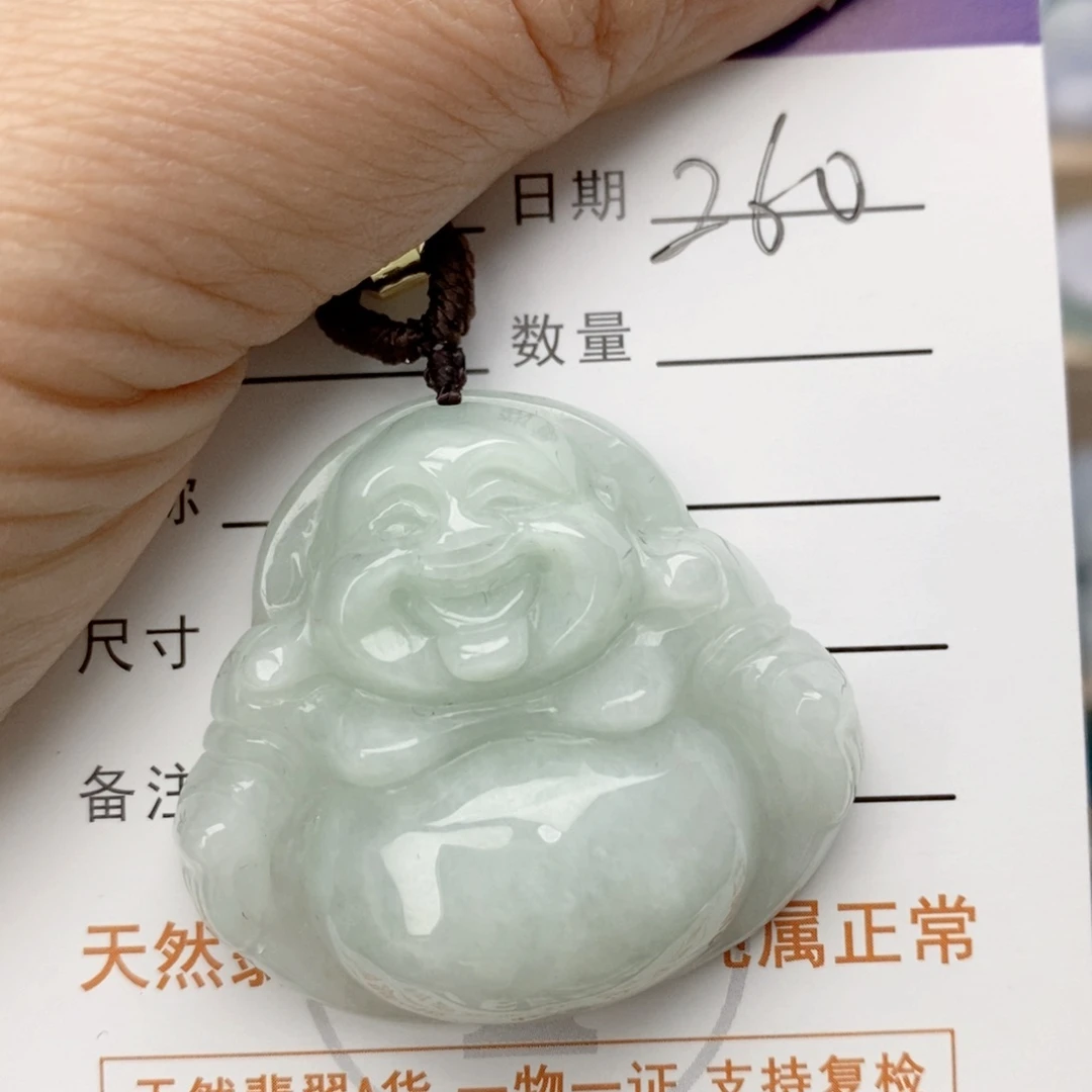 翡翠颈饰未镶嵌佛公