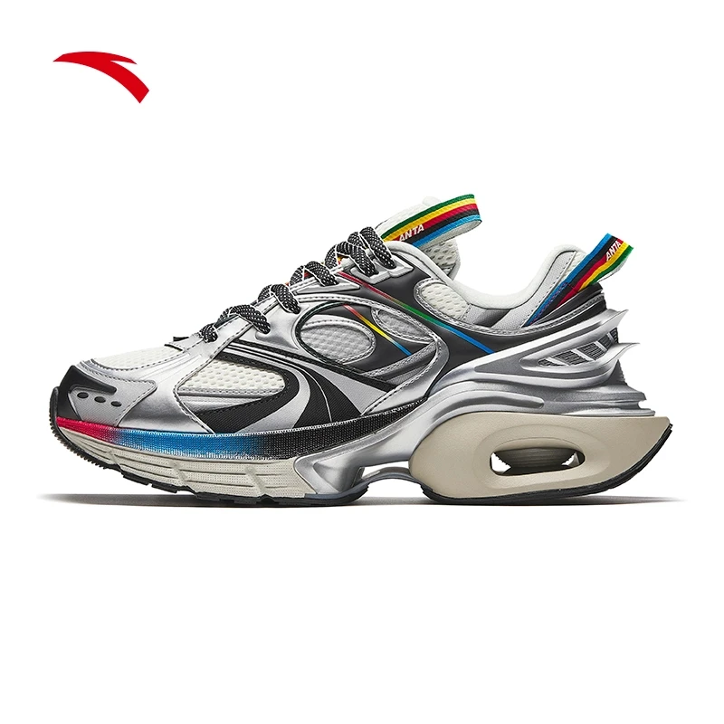 安踏澎湃巴黎系列芯云复古老爹鞋情侣秋透气休闲鞋112438877R-OP