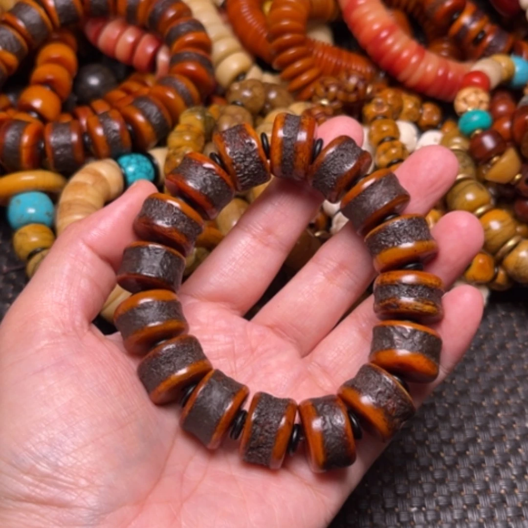 【闪购商品】手串/手链牛骨牛骨红17×16颗