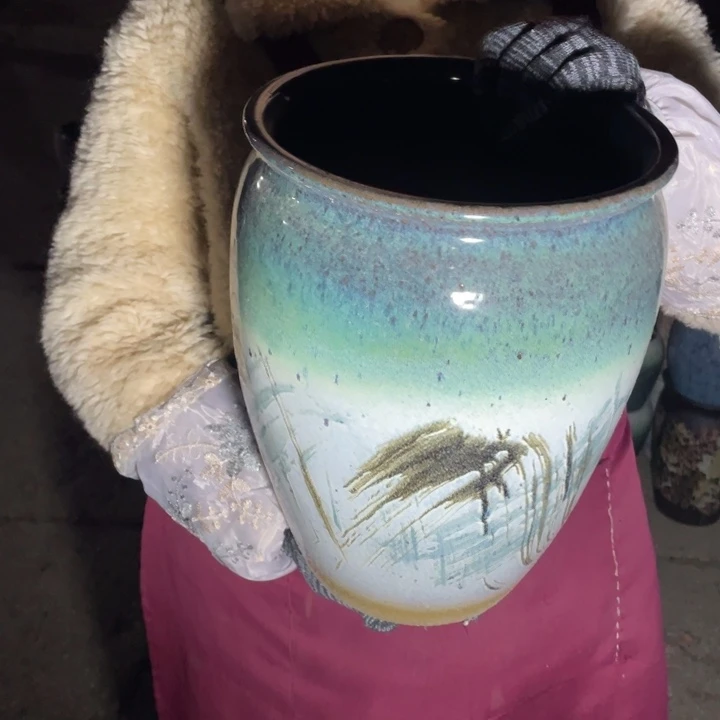 紫砂花盆口22高31正品正品