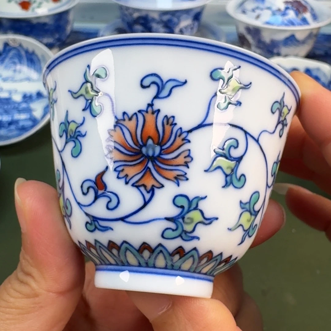 景德镇纯手绘茶具具圆圆261