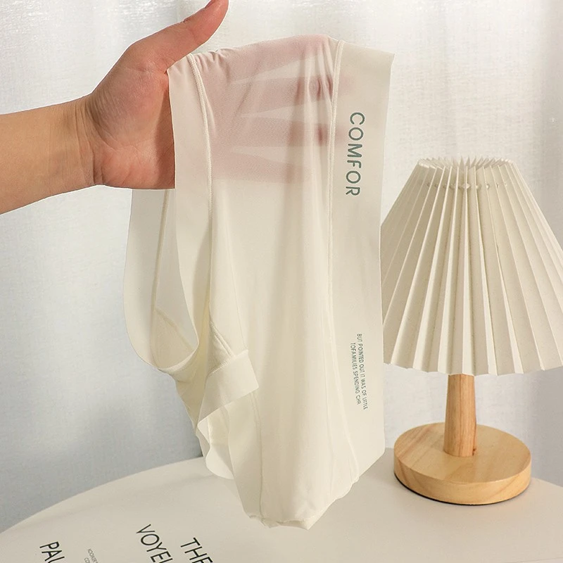 冰丝无痕面膜内裤女抗菌裆超薄中腰少女透气舒适薄款女士三角裤