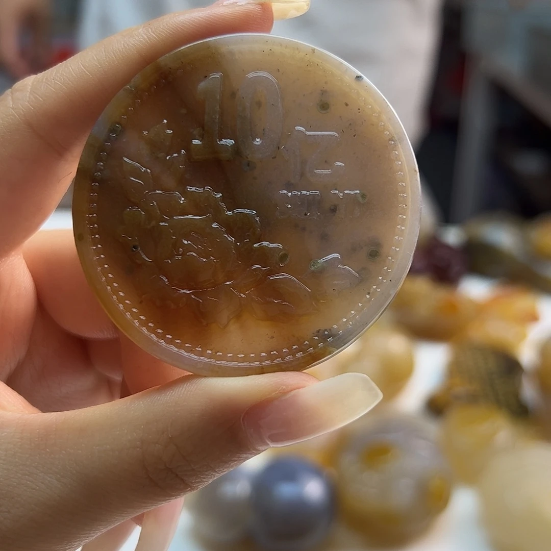 玛瑙/玉髓未镶嵌吊坠(不含链)