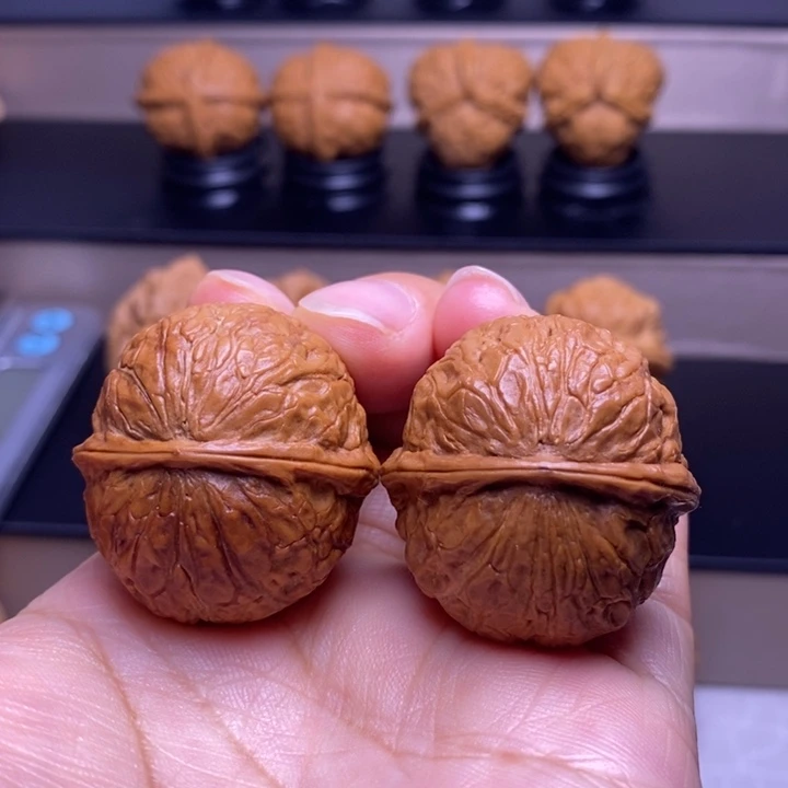文玩核桃把件乾坤球30