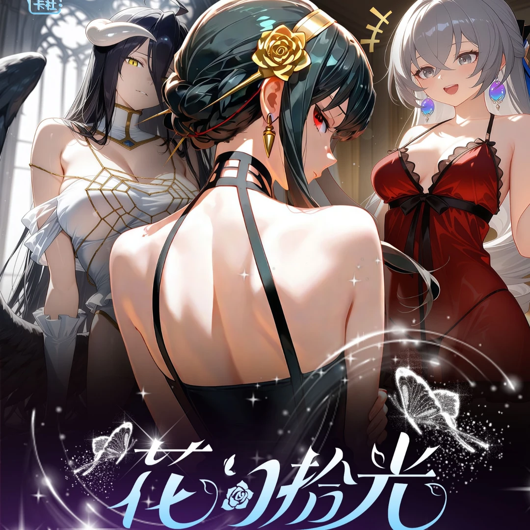 唯卡社花间拾光多ip女神系列卡牌 卡牌代拆 爱莉希雅 遐蝶 神子