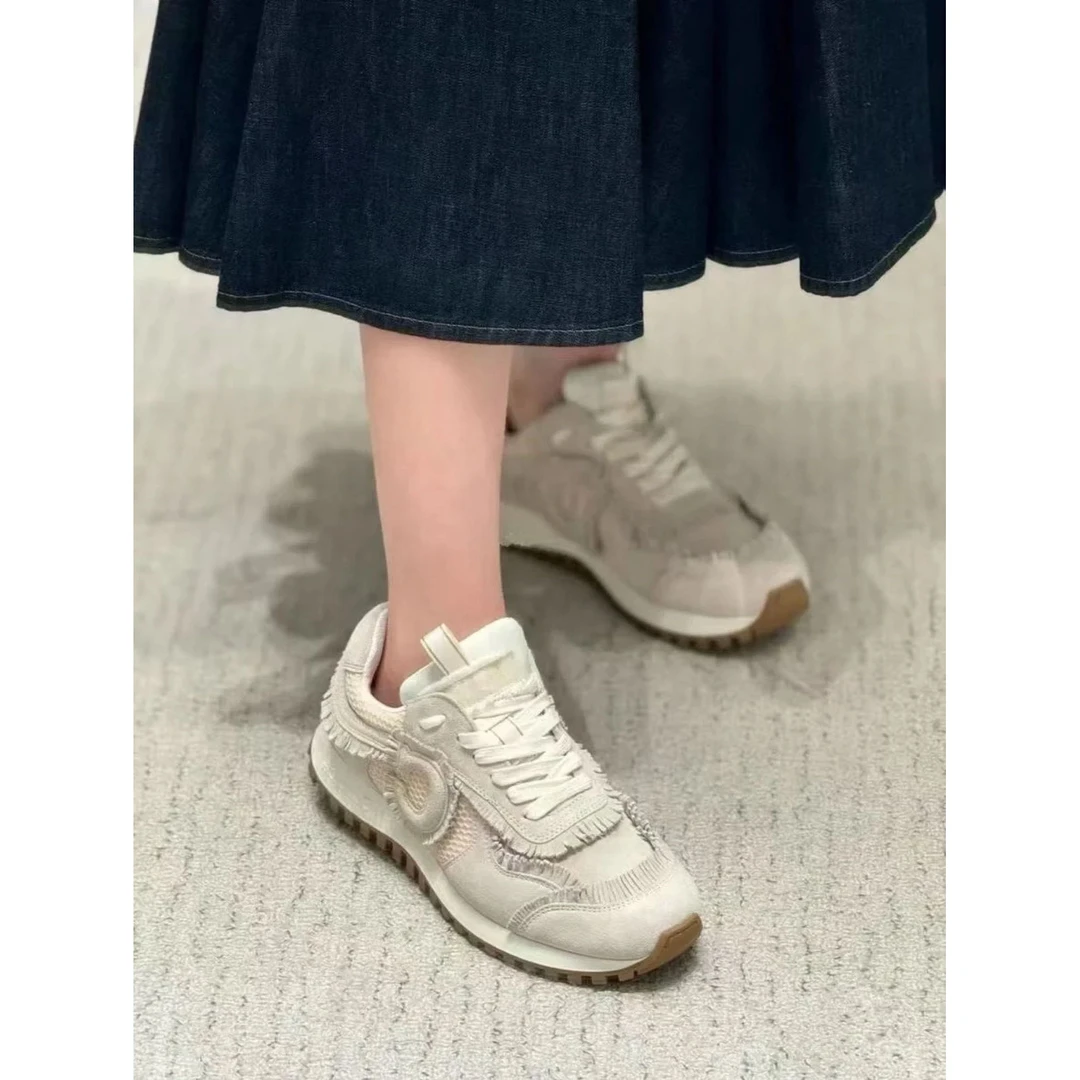优雅百搭高级感轻奢女士舒适流苏阿甘鞋休闲鞋YS-0924