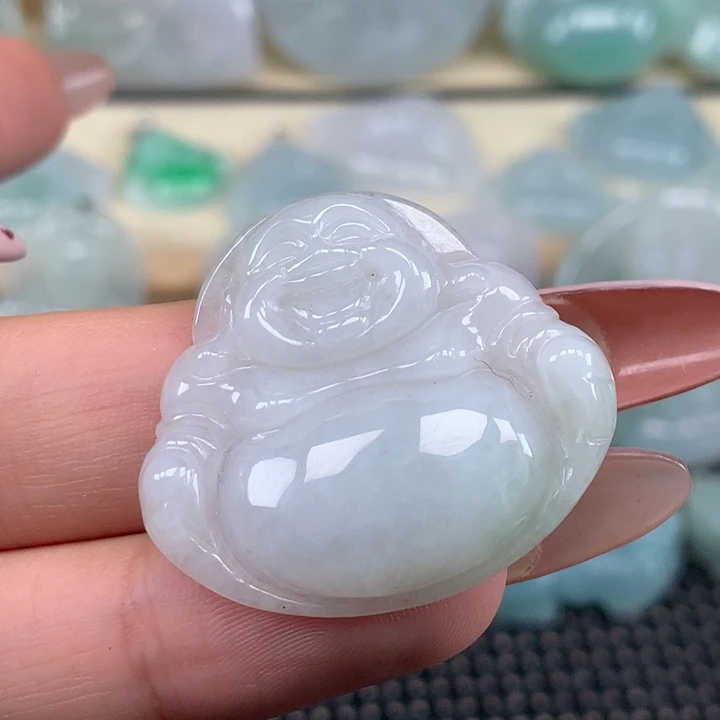 颈饰未镶嵌翡翠佛公