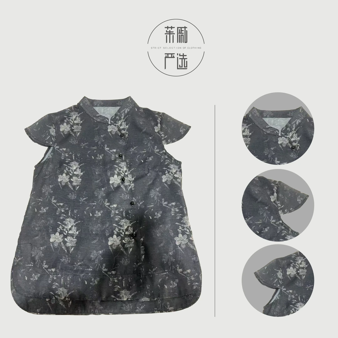 2025夏季新款显瘦大码休闲时尚复古女装衬衫