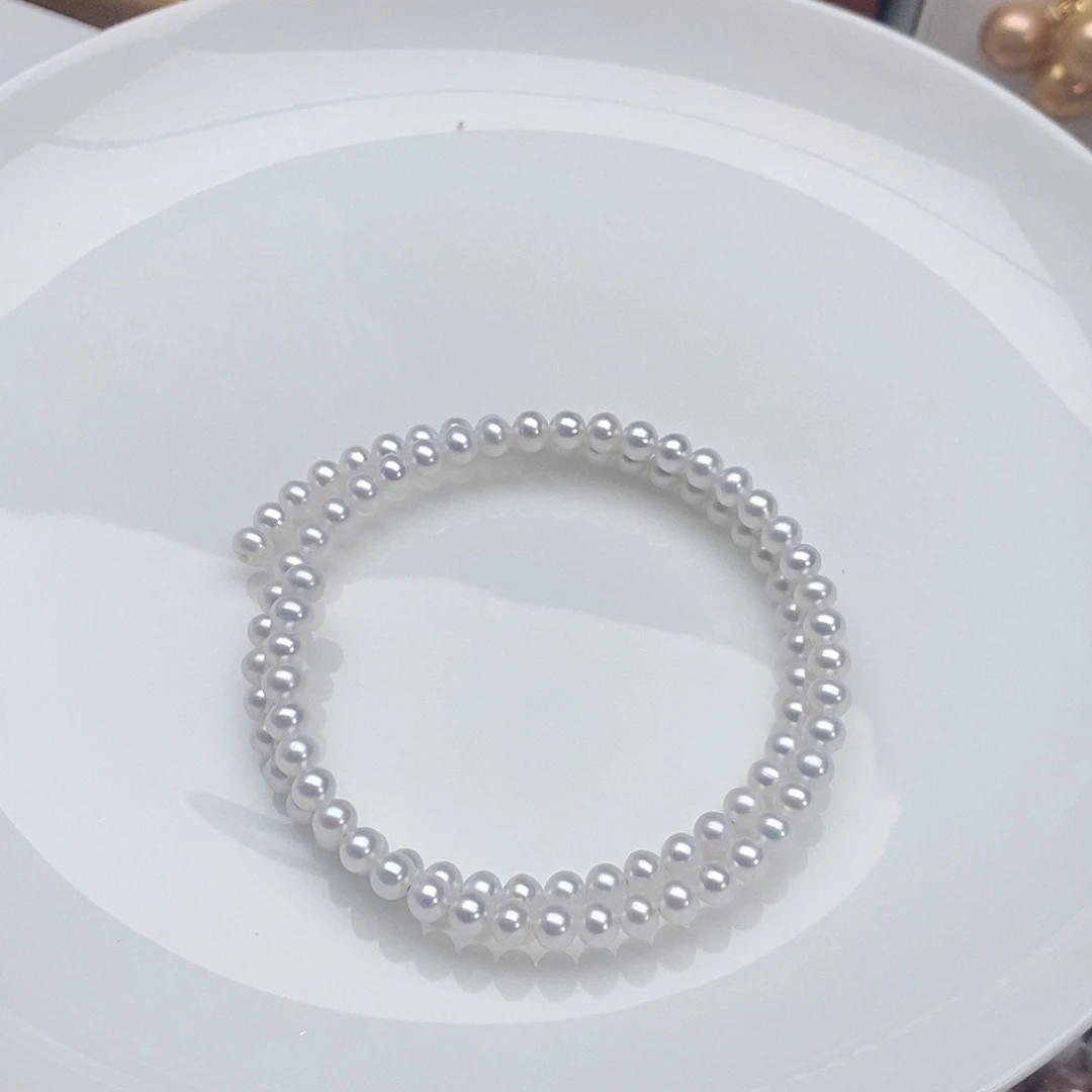 银S925镶嵌淡水珍珠颈饰