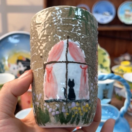 罐景德镇釉下手绘陶瓷