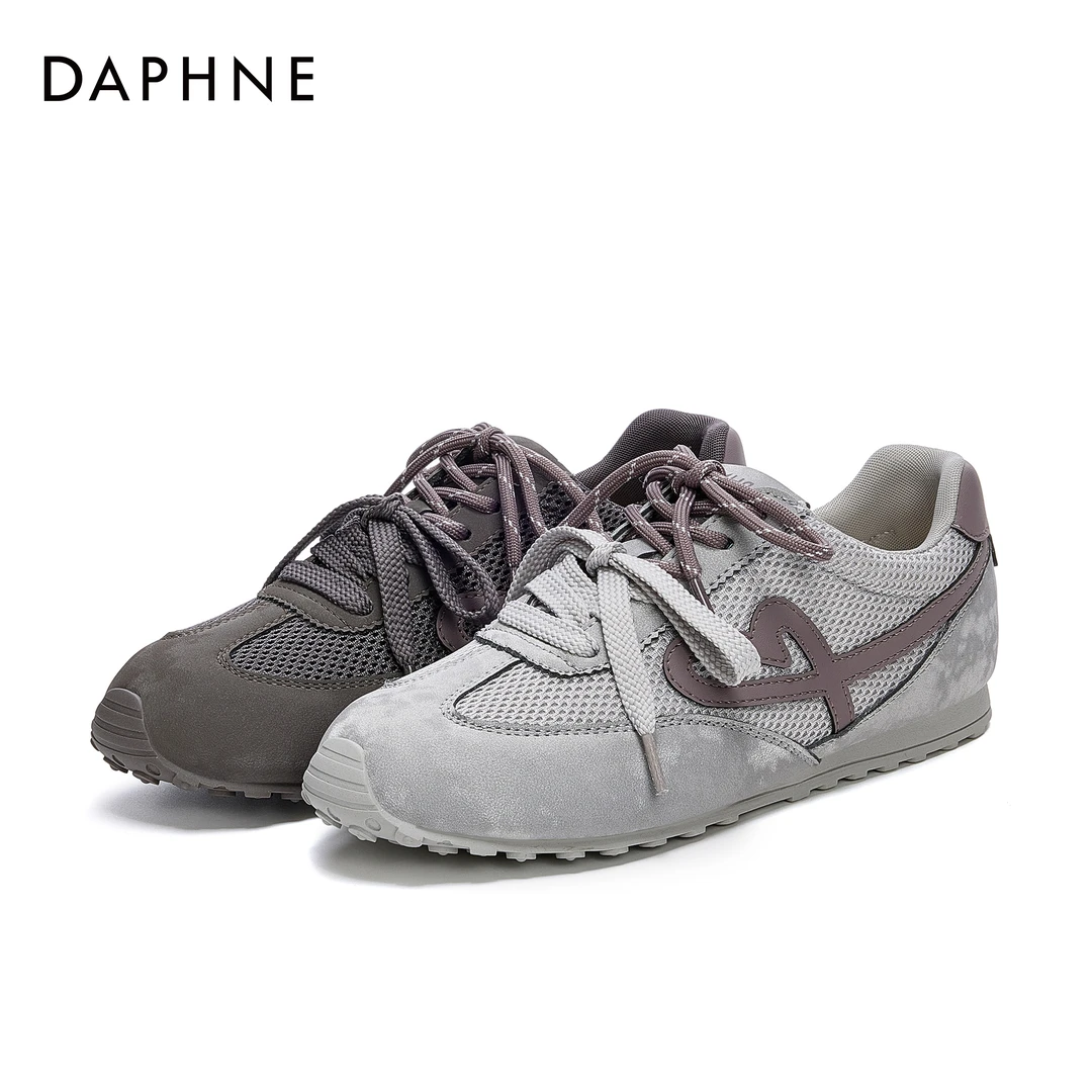 【宋茜代言】达芙妮新款潮流系带防滑增高舒适休闲轻便时尚休闲鞋