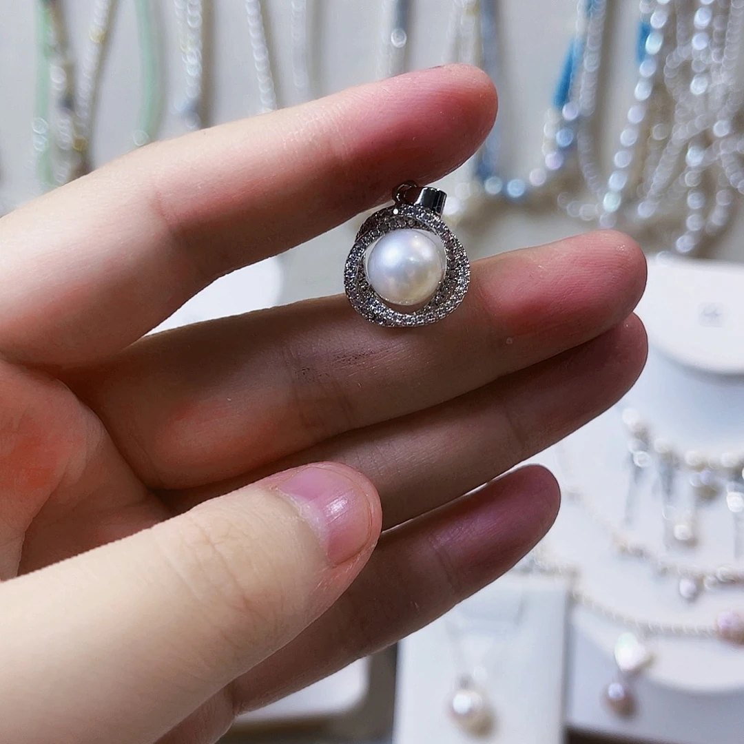 淡水珍珠未镶嵌吊坠(不含链)