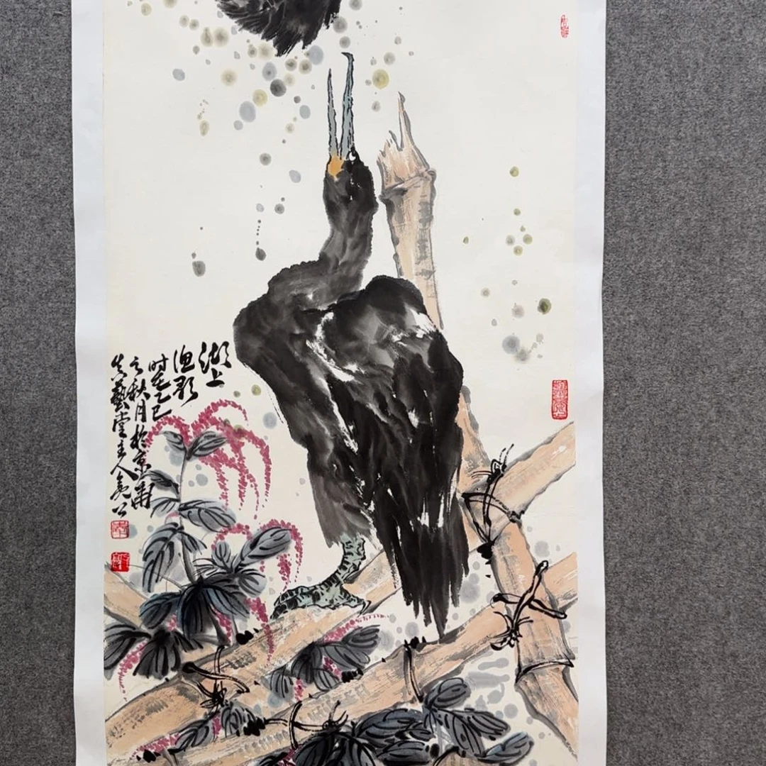国画亮公老师手绘作品