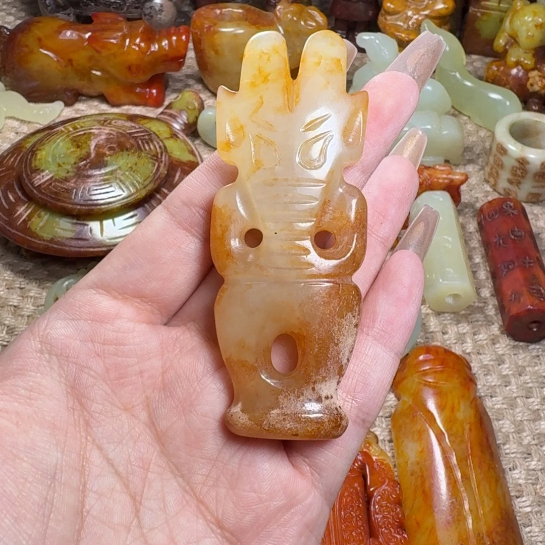 白玉菩提吊坠挂件