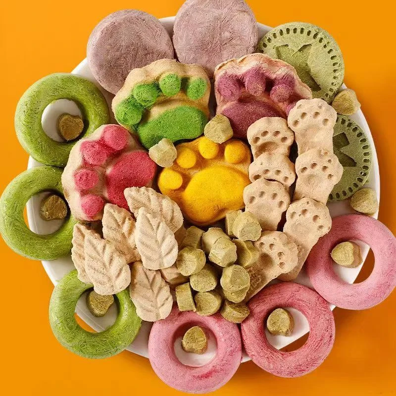 冻干宠物荷包蛋猫咪狗狗通用零食营养鸡肉羊奶蛋黄磨牙增肥发腮