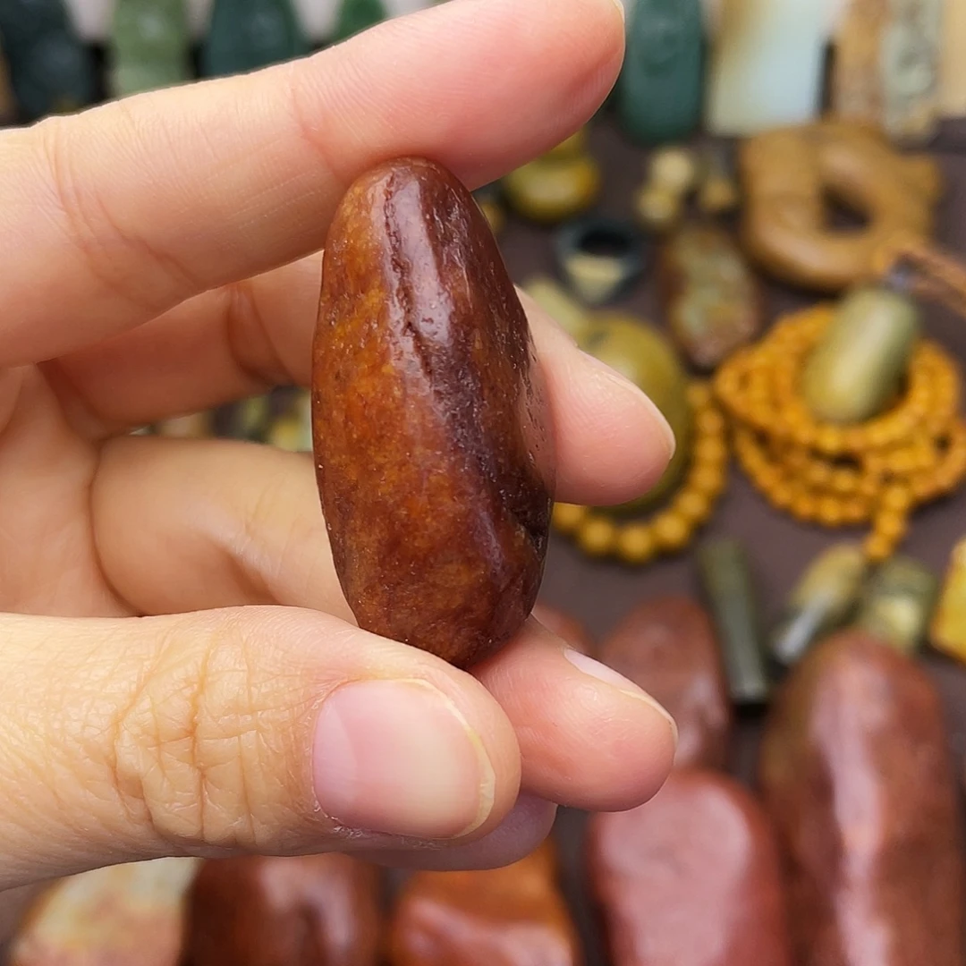 岫岩河磨玉（透闪石质玉）未镶嵌颈饰