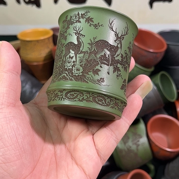 茶杯紫砂全手工紫砂主人杯