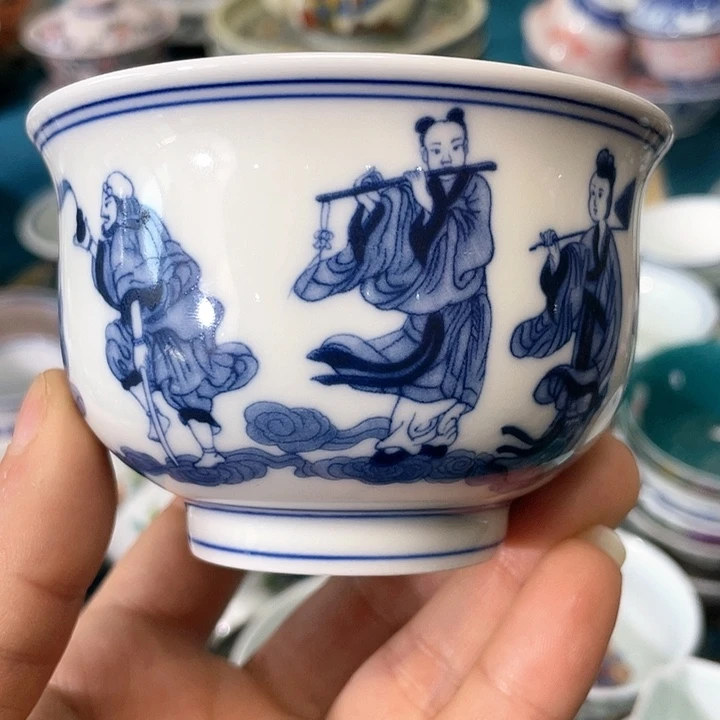 景德镇陶瓷主人杯123344